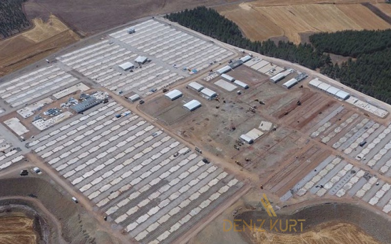 Kahramanmaraş İli Dulkadiroğlu İlçesi Sivricehöyük Köyü Geçici Barınma Merkezleri Alt Yapı ve Prefabrik Sosyal Donatı Yapım İnşaat İşi Kapsamında Bordür- Parke - Oluk Taşı İşi